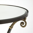 thumbnail image 4 of Butler Specialty Meurice Glass And Metal Accent Table In Black, 4 of 4