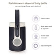 thumbnail image 6 of M Buder Portable Baby Bottle Warmer USB Milk Heat Sleeve, 3 Levels Constant Temperature Control for Breastfeeding Travel Night Feeding (17.0 x 12.0 x 3.0 cm / 6.69 x 4.72 x 1.18 inches), Blue, 6 of 7