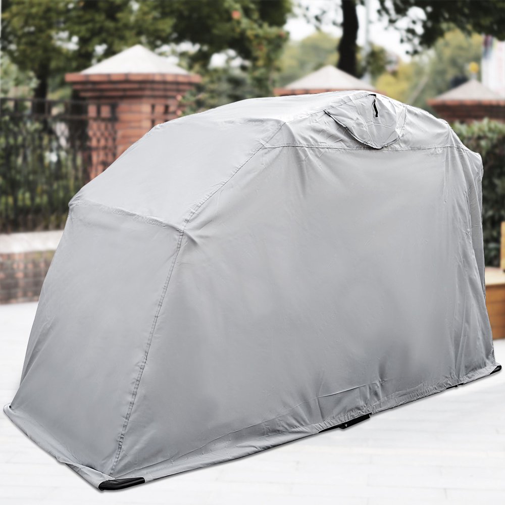 motorcycle storage tent with floor