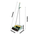 thumbnail image 3 of YangJinLian Upgrade Broom with Dustpan Combo Set, Long Handle Stiff Broom Bristles with Heavy Duty Dust Pan,Indoor Outdoor Easy Sweeping for Kitchen Lobby Garage Home, 3 of 7