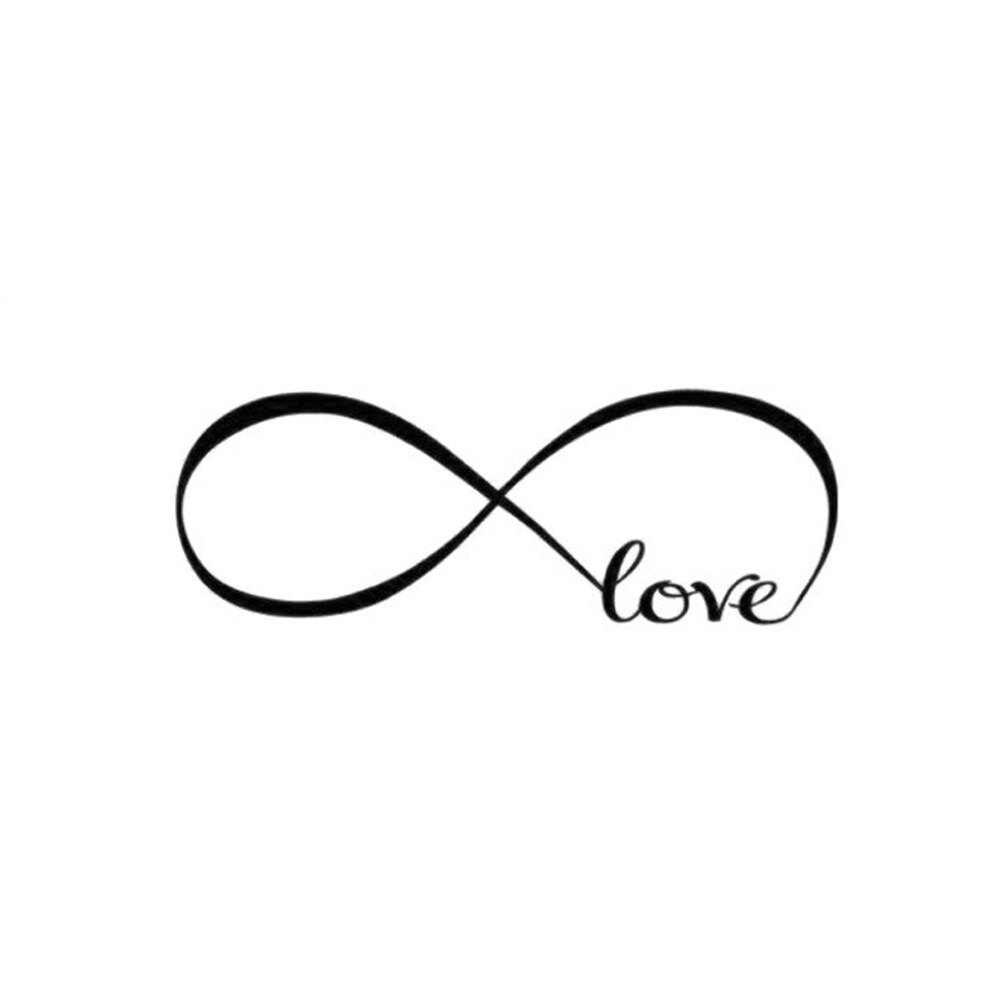 NUOLUX Love Wall Stickers Removable Wall Decor Mural Decals for Living