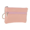 thumbnail image 3 of Unique Bargains 1 Pc Coin Purse Wallet Portable Two Zipper Pocket With Pattern Coin Purse Pouch Pink, 3 of 5