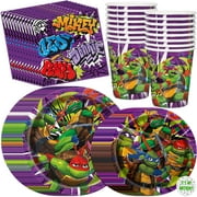Teenage Mutant Ninja Turtle Party Decorations & Supplies | 16 Guests | Plates, Cups, Napkins, Sticker