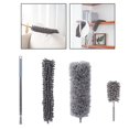 thumbnail image 3 of para limpiar el polvo Limpiador telescópico Cabezal lavable en polvo Chenilla de microibra ajustable Escurridor para muebles Hogar Coches - mi E mayimx Manejar plumero, 3 of 6