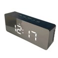thumbnail image 4 of Maoww LED Digital Alarm Clock Temperature Desk Makeup Mirror Art Snooze Clock Bedroom Office DecorationRectangle, 4 of 9