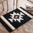 thumbnail image 2 of Bathroom Rugs Boho Bath Mat Non Slip Black Aztec Bath Rug, Soft Absorbent Microfiber Luxury Plush Washable Floor Carpet for Bathroom Shower Modern Decor 18x24, 2 of 5