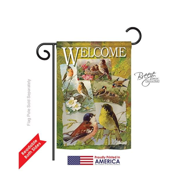 Breeze Decor 55039 Birds Bird Collage 2 Sided Impression Garden Flag Breeze Decor 55039 Birds Bird Collage 2 Sided Impression Garden Flag 13 X 18 5 In