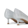 thumbnail image 4 of Dream Pairs Women's Pumps Closed Toe Pointed Toe Kitten Heels for Women Party Dance Wedding Dress Shoes for Women, 4 of 7