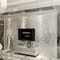 Damask Non-pasted/Self-Adhesive Wallpaper