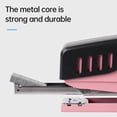 thumbnail image 5 of BIMZUC Handheld Stapler Heavy Duty Office Stapler 20 Sheet Capacity Less Effort Support 24/6 Or 26/6 Staple Sizes Pink, 5 of 9