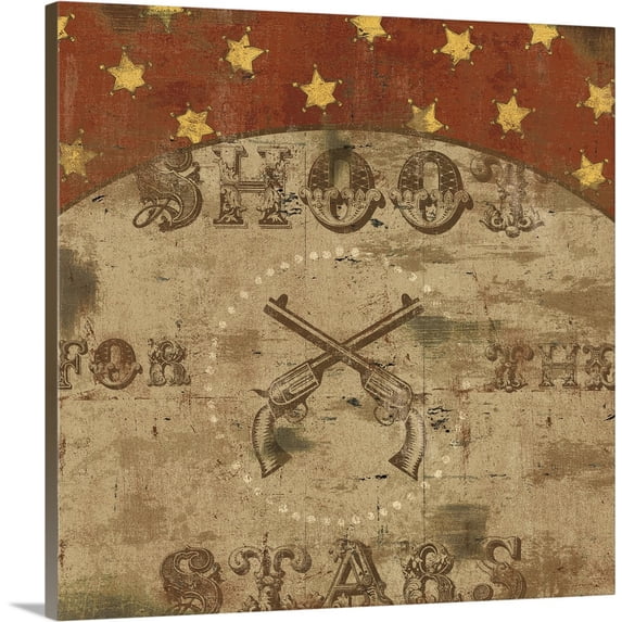 Great BIG Canvas | "Way Out West I" Canvas Wall Art - 20x20