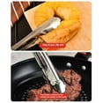 thumbnail image 5 of Stainless Steel Food Tongs with Silicone - Sliding Bar Cooking Clip, 5 of 8