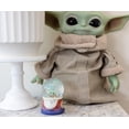 thumbnail image 5 of The Mandalorian Lights Up Star Wars Snow Globe, Blue, 5 of 7