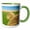 Green/White, variant on 3drose, Usa, Washington, Palouse. Hay Bales on a Farm - Us48 Rdu0482 - Richard Duval, 11oz Two-tone Black Mug
