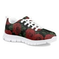 thumbnail image 2 of Pzuqiu Pretty Rose Flower Pattern Kids Running Shoes Breathable Child Walking Shoes Fashion Air Mesh Sneakers for Girls Boys Size 1, 2 of 7