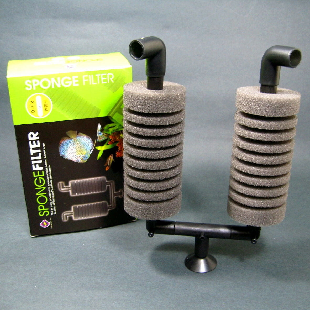 Aquarium Biochemical SPONGE FILTER FISH TANK 30gal