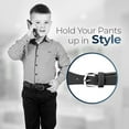 thumbnail image 2 of Hold'em Kids Elastic Adjustable Belt with Leather Closure for Male Toddler - Light Pink, 2 of 6