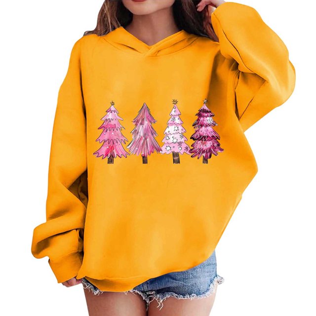 Sudaderas con capucha para niños y niñas, sudaderas navideñas con capucha para niños medianos y grandes, camisetas de manga larga, sudaderas para niños