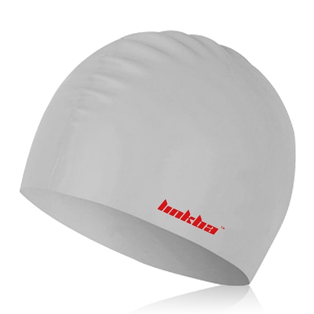 Gorro de natación Gorro de natación de pelo largo de silicona para mujeres, hombres, adultos, niños, Tomshoo Gorro de natación