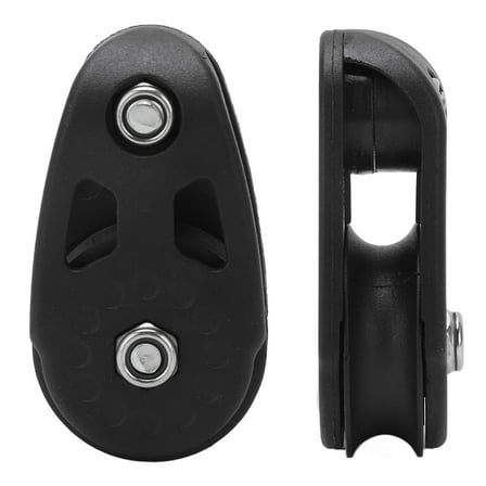 2 Pcs Kayak Pulley Heavy Duty Nylon Sturdy UV Resistance Marine Pulley Block Sheave for Ship Yacht Canoe