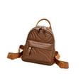 thumbnail image 4 of Mochila organizadora para mujer, bolso informal, mochila para picnic, compras y trabajo. Marrón, 4 of 9