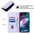 thumbnail image 3 of Compatible with Motorola Moto Edge 30 Pro Classic Embossed PU Leather Case with Card Holder Shockproof Cover, 3 of 5