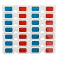 thumbnail image 1 of LEEYNEER 50 Pcs Lunettes 3D Stéréo Encadrées en Papier Lentilles Rouges et Bleues pour Cinéma Salle de Cinéma, 1 of 8