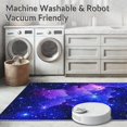thumbnail image 5 of ODIKA 4'x6' Machine Washable Non-Slip Area Rug, Stellar Cosmic Colorful Motif High Traffic Rug, Blue, 31911, 5 of 7