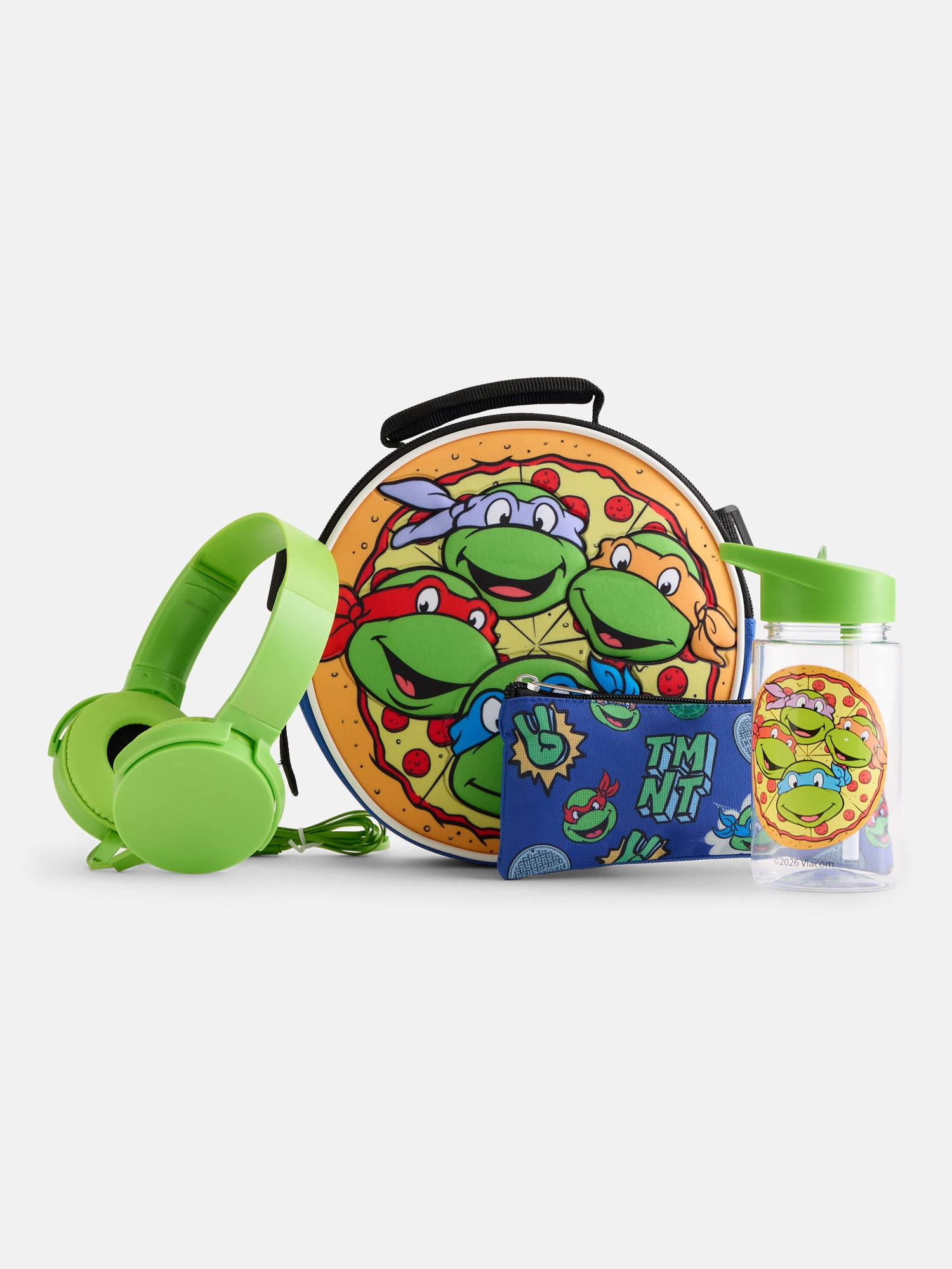Nickelodeon Teenage Mutant Ninja Turtles Boys Backpack Set with Lunch Bag, 6 Piece