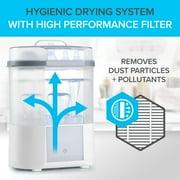 Chicco Advanced Electric Steam Sterilizer & Dryer for Baby Bottles, Pacifiers, Toys and More - White, New