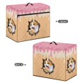 thumbnail image 3 of HELLHERO Ice Cream Cat Design Cone Sewing Machine Protector with Storage Pocket and Carrying Handle Easy to Replacement and Clean Elastic Protective Cover, 3 of 8