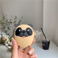 thumbnail image 3 of Funda de silicona para AirPods, compatible con AirPods 1 y 2, funda con diseño de dibujos animados en 3D, linda y divertida [Serie Mascotas] (Perro Pug), 3 of 5