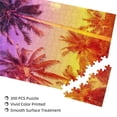 thumbnail image 3 of Kll Palm Trees At Sunset - 300 Piece Jigsaw Puzzle For Adult And Teenagers Family Educational Game Toys 300pcs, 3 of 9