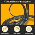thumbnail image 6 of Petbank Slot Car Race Track Sets for Kids, 20.3ft Dual Racing Track  Toy with 2 Electric Controller and 2 Manual Controller,  Lap Overpass Track Race Car Toys for Kids Ages 4-12, 6 of 9