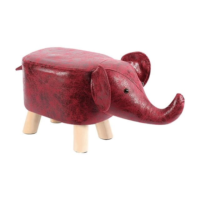GROWTH TANK Animal Footstool Upholstered Ottoman Padded Cushion Stool Pouffe Chair Foot Rest