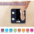 thumbnail image 3 of Báscula de baño recargable por USB himaly para peso corporal, báscula digital con Bluetooth para un IMC preciso, báscula de grasa corporal, monitor de composición de masa muscular con aplicación, 400, 3 of 5