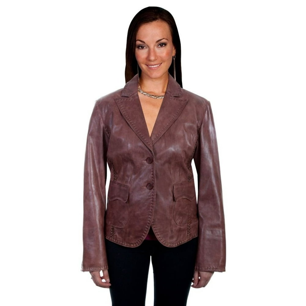 Scully Leather - Scully Western Jacket Womens Leather Long Sleeve ...
