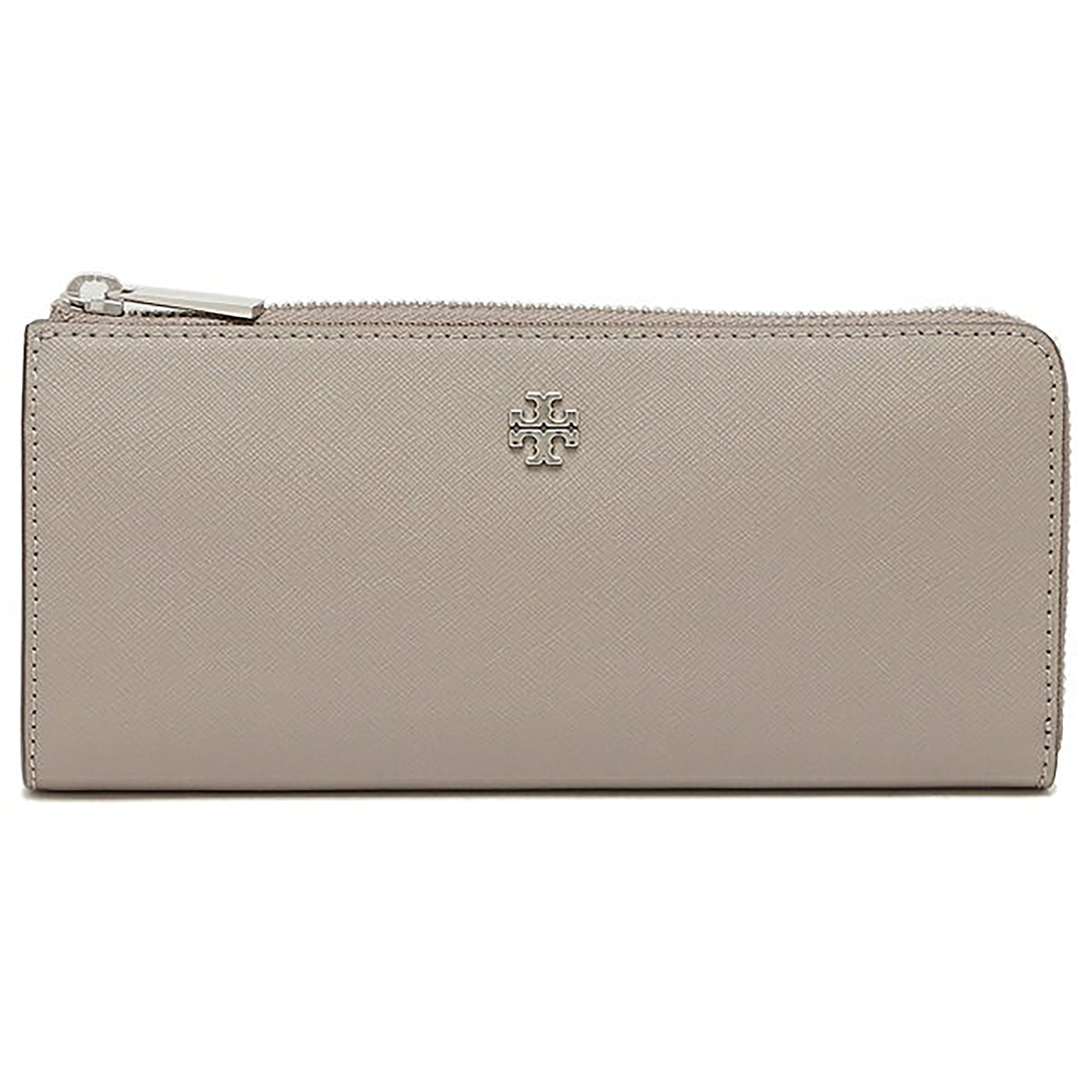 Tory Burch Emerson Saffiano Leather Zip Card Case (Yarrow