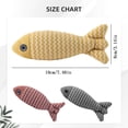 thumbnail image 3 of Cat Toys Interactive Saury Fish, Interesting Catnip Toys Fish, 1 Pack Catnip Toys Crinkle Sound Soft and Durable, Stimulating Cat Kicker Toys for Indoor Kitten Exercise 7.48 Inches for All Breeds, 3 of 9