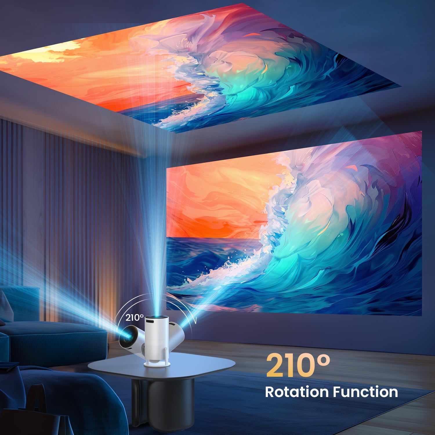 [Electric Focus] Mini Projector with WiFi & Portugal | Ubuy