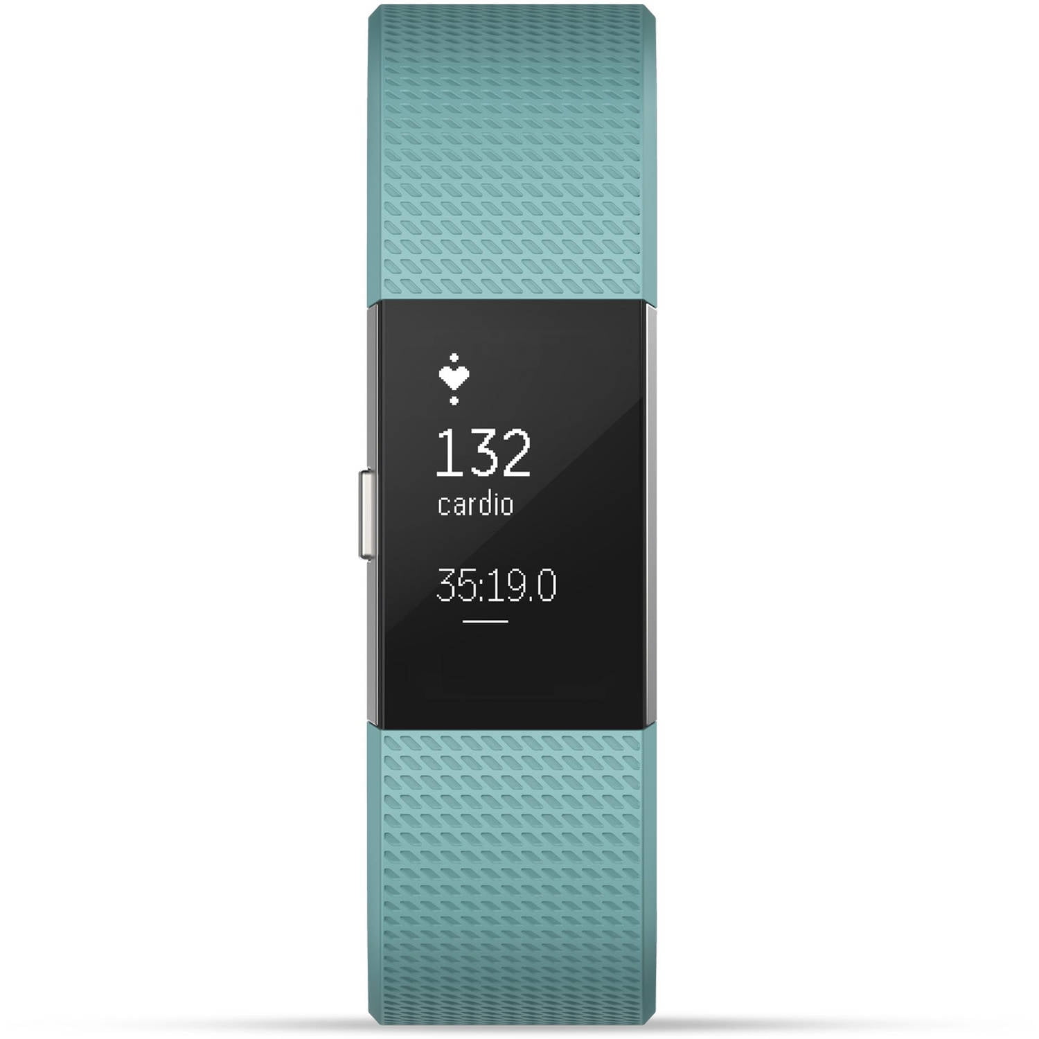 Fitbit Charge 2 Heart Rate Activity Tracker Wristband Small Blue Grade A 