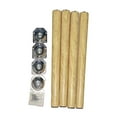 thumbnail image 1 of 4x Pieds de Meuble en Bois Pièces de Rechange pour Table de Lit Table de Nuit Commode 30 cm, 1 of 9