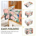 thumbnail image 2 of Yayeee Collapsible Storage Bin with Lid Fabric Closet Decorative Basket with Handles, Art City, 2 of 7