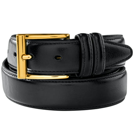 Kingsize Men's Big & Tall Leather Belt With Classic Stitch