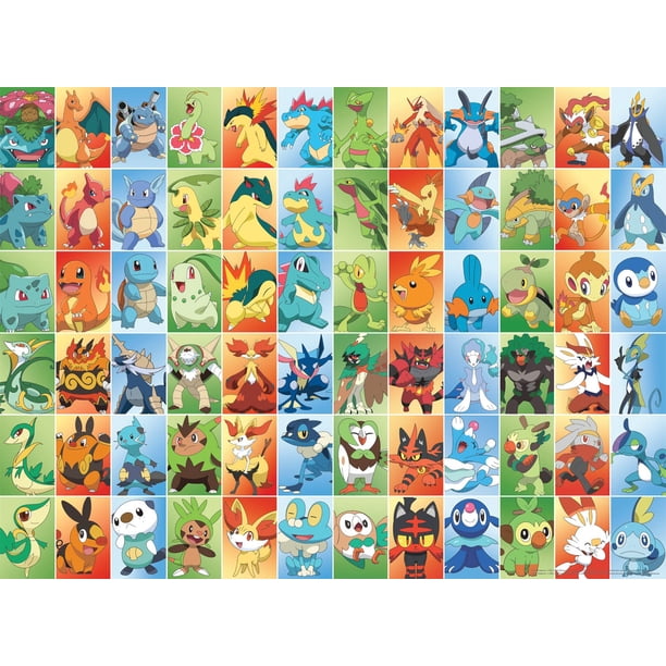 Rompecabezas Buffalo Games Pokémon First Partners 1000 unidades