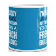 thumbnail image 3 of I'm Lucky to Own a Dog But I'm Blessed to Own a French Bulldog Coffee Tea Ceramic Mug Office Work Cup Gift 15 oz, 3 of 3