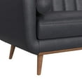 thumbnail image 5 of Fable Sofa with Wood Front and 2 bolster Pillows in Pebble Navy, 5 of 7