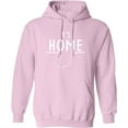 thumbnail image 2 of Inktastic It's Home State of Indiana Outline Adult Hoodie Sweatshirt, 2 of 4
