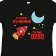 thumbnail image 4 of Inktastic I Love My Mommy to the Moon and Back Boys or Girls Toddler T-Shirt, 4 of 5