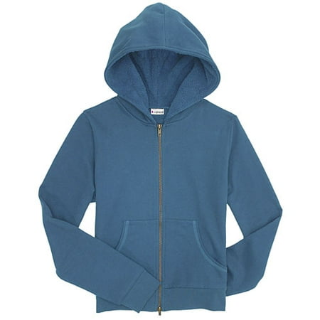 No Boundaries - Juniors Sherpa Hoodie Jacket